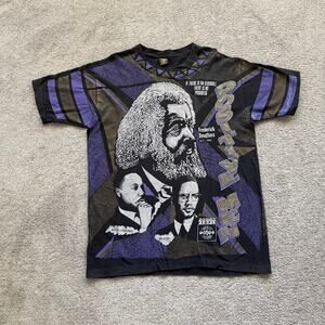 Vtg 90s Kacy World Colors Positive Men Black History Single Stitch T Shirt XL